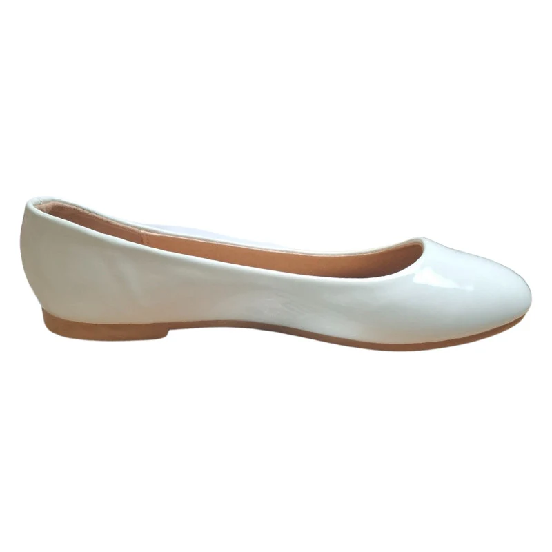 Ballerines Vernis Blanche T39 - TOP SHOES