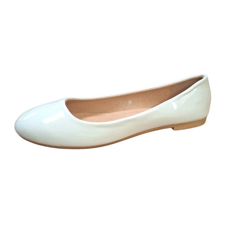 Ballerines Vernis Blanche T39 - TOP SHOES - Image 3