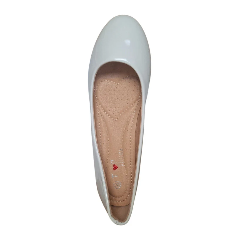 Ballerines Vernis Blanche T39 - TOP SHOES - Image 4