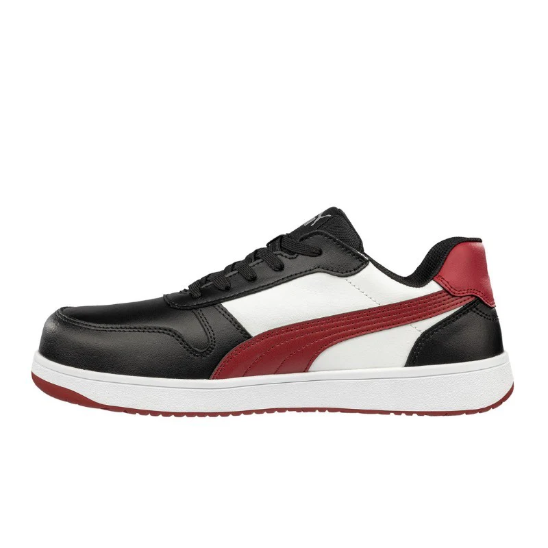 Basket de Sécurité Mixte Frontcourt Basse Noir Blanc Rouge S3 - PUMA - Image 2