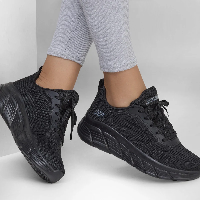 Basket de Travail Femme en Noir BOBS Sport B Flex Hi - Flying HI - SKECHERS - Image 2