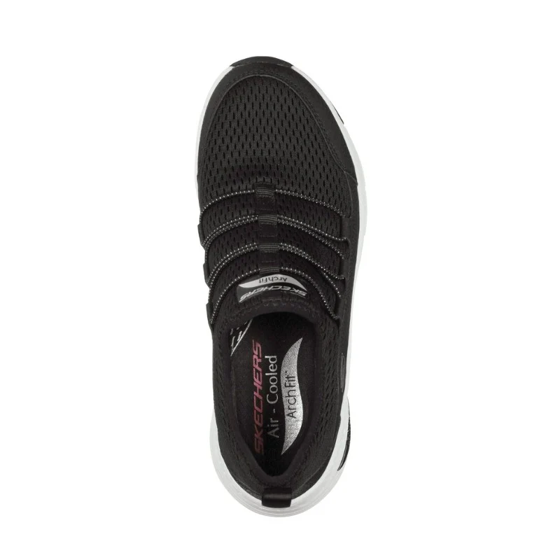 Baskets de Travail Femme Arch Fit Lucky Thoughts Noires - SKECHERS - Image 3