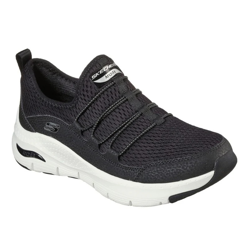 Baskets de Travail Femme Arch Fit Lucky Thoughts Noires - SKECHERS - Image 5