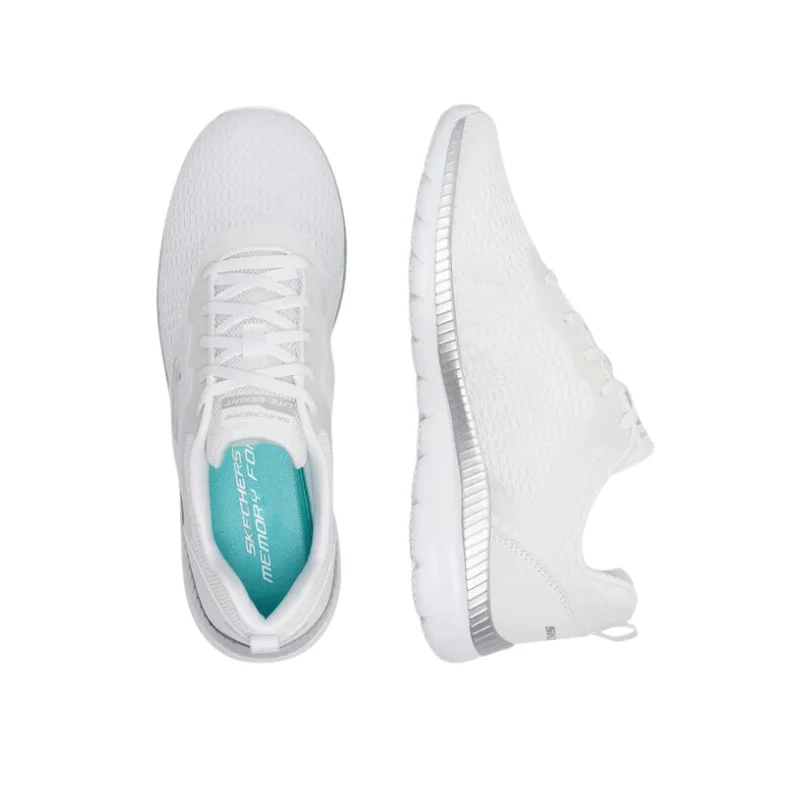 Baskets de Travail Femme Blanc Bountiful Quick Path - SKECHERS - Image 3