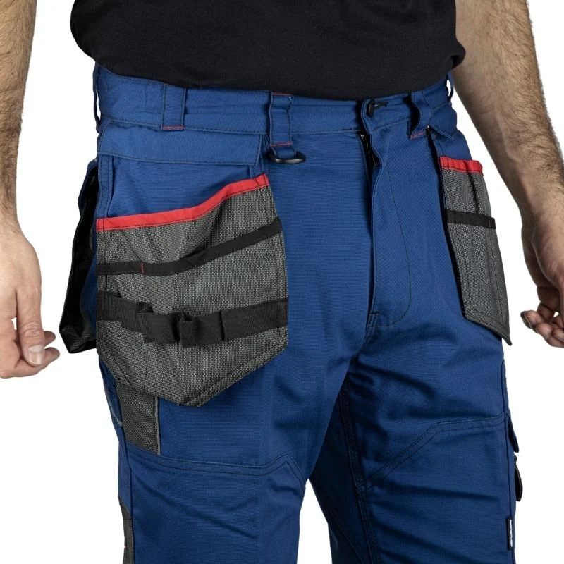 Short de Travail Homme Forge Multipoches Bleu Cobalt - LMA - Image 2
