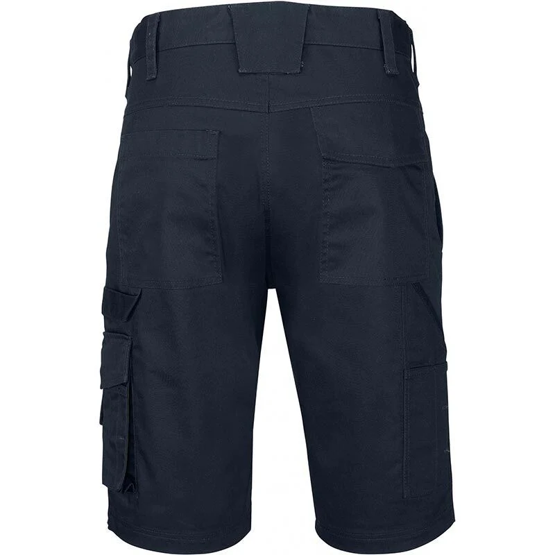 Bermuda de Travail Homme Multipoches Bleu Foncé - TOPTEX - Image 2
