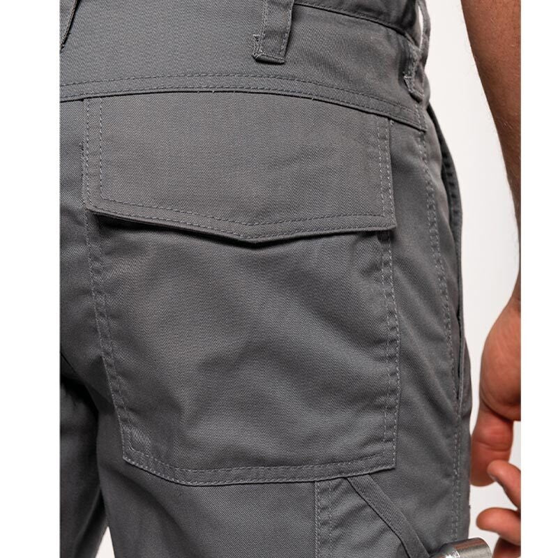 Bermuda de Travail Homme Multipoches Gris - TOPTEX - Image 7