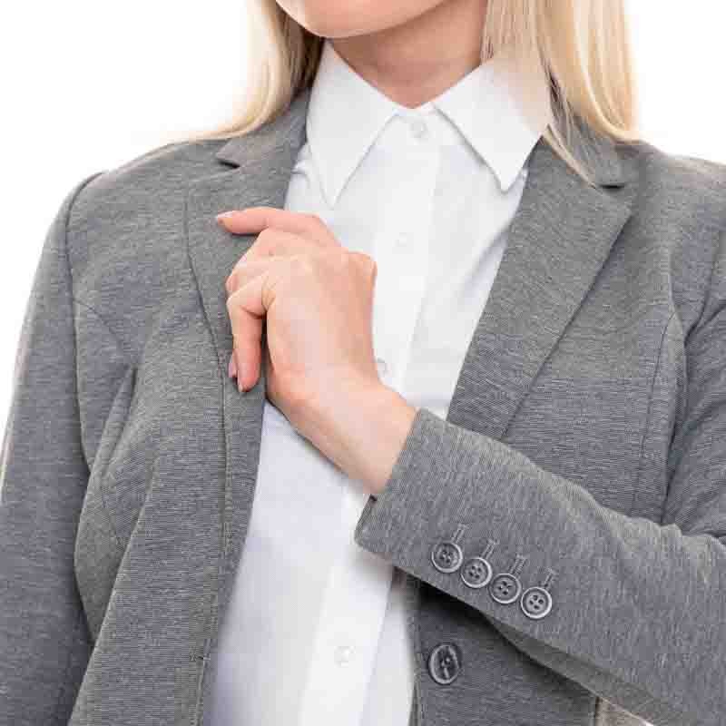 Blazer de Service Femme CARY Gris Chiné - ROBUR - Image 8