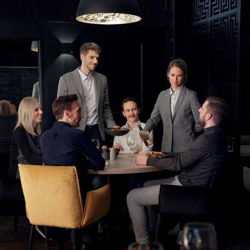 Blazer de Service Homme Carles Gris Chiné - ROBUR - Image 3
