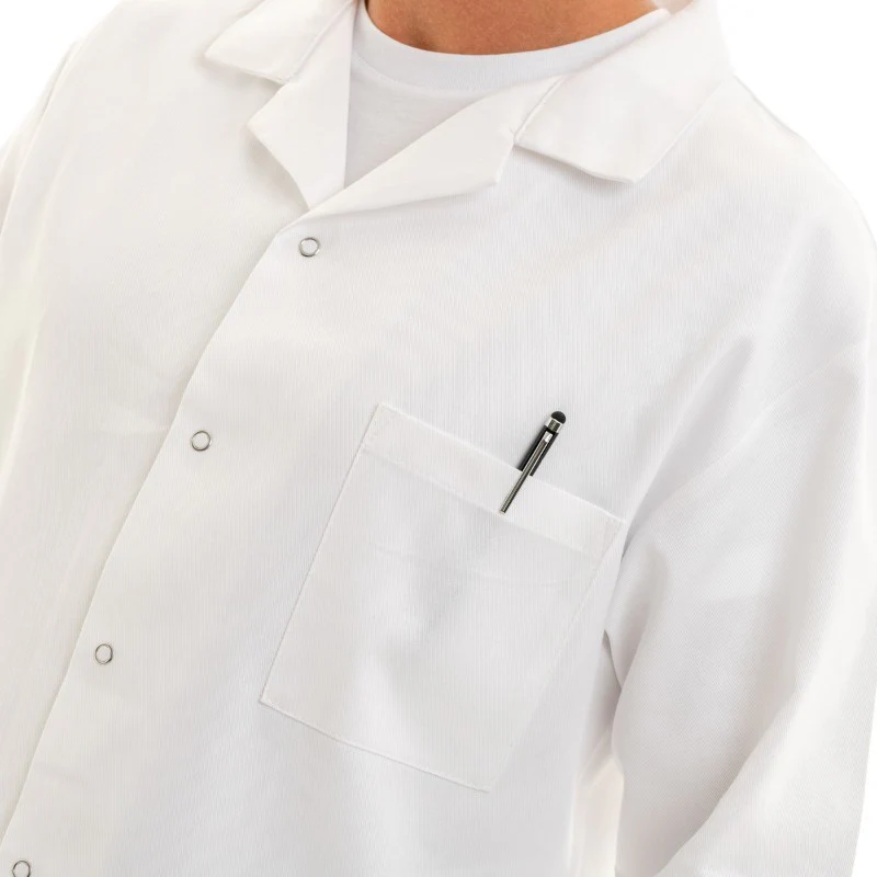 Blouse Chimie Laboratoire 100% Coton Lavable à 75°- MANELLI - Image 5