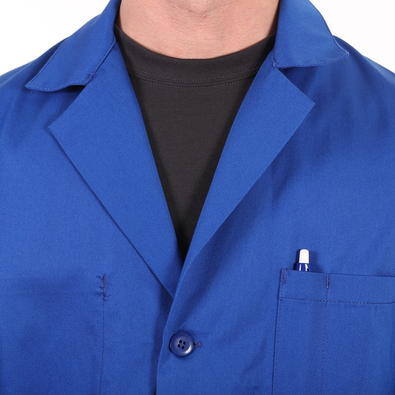 Blouse de Travail Bleue 100% Coton - ADOLPHE LAFONT - Image 4