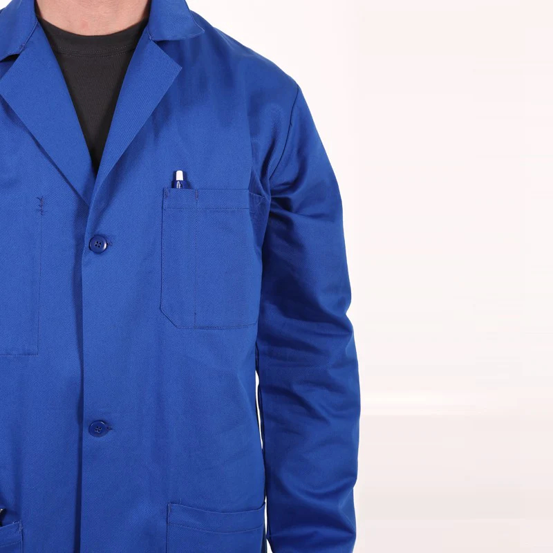 Blouse de Travail Bleue 100% Coton - ADOLPHE LAFONT - Image 5