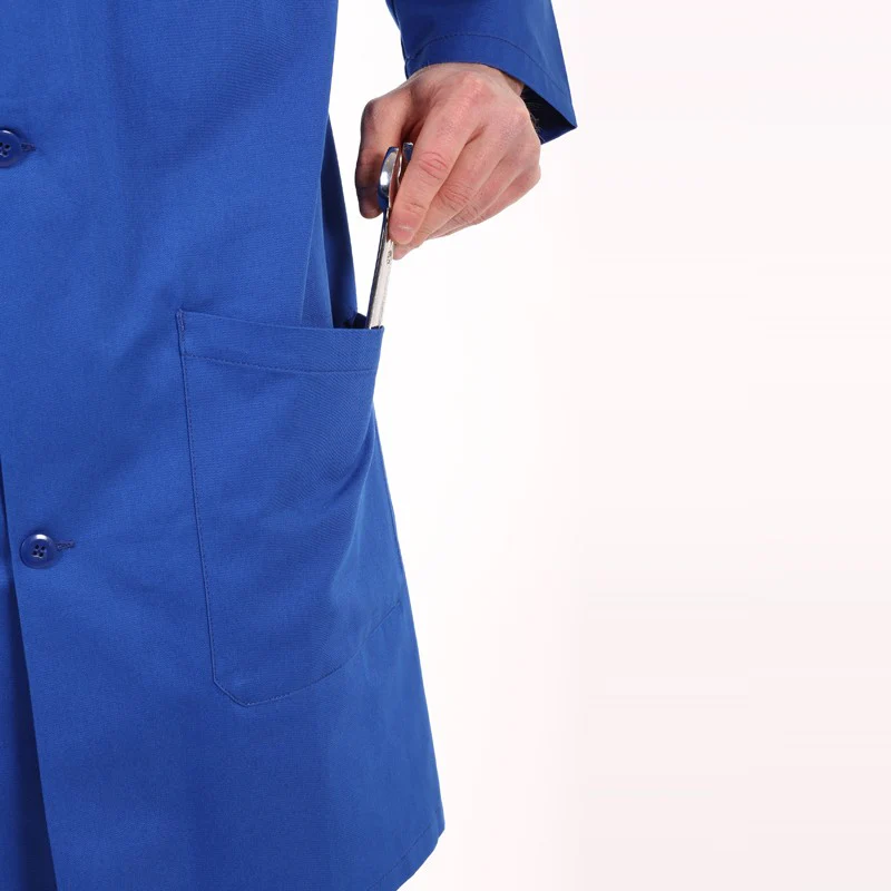 Blouse de Travail Bleue 100% Coton - ADOLPHE LAFONT - Image 6