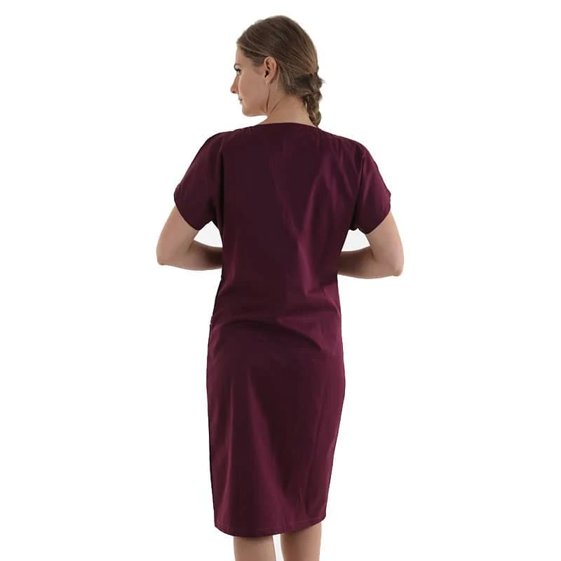 Blouse de Travail Femme Prune Modèle Valia - MANELLI - Image 3