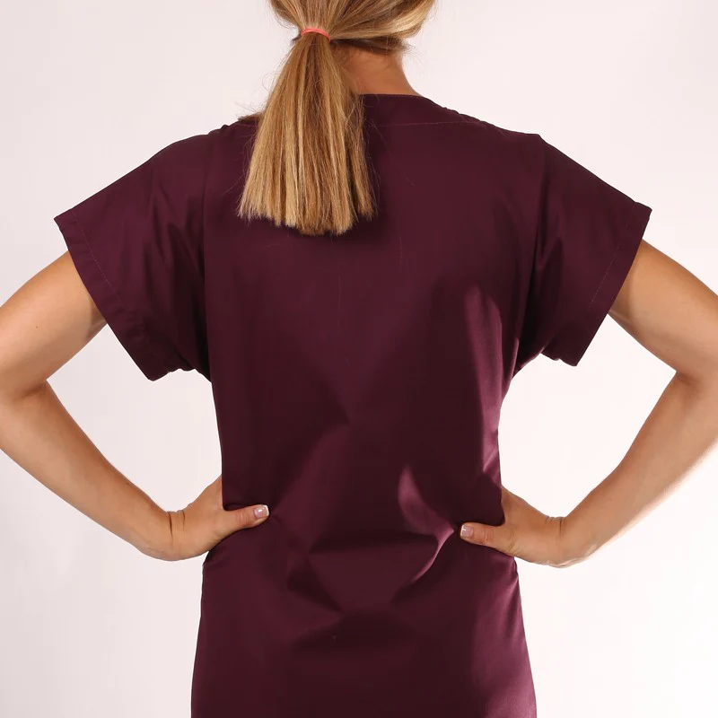 Blouse de Travail Femme Prune Modèle Valia - MANELLI - Image 6