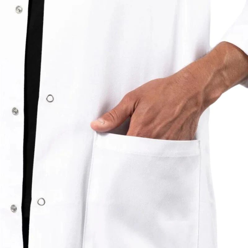 Blouse de Travail Unisexe Blanche - TOPTEX - Image 3