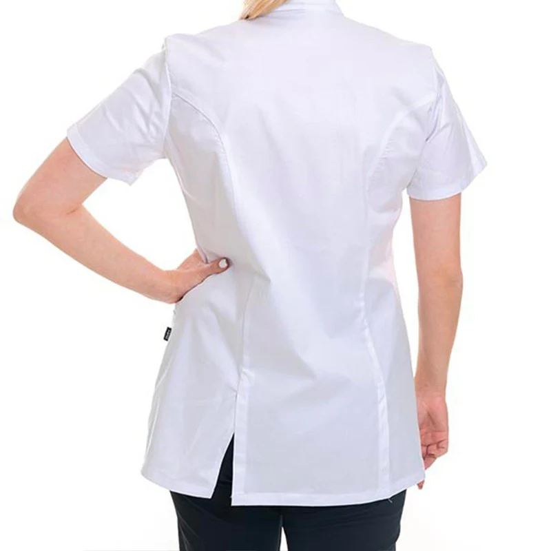 Blouse Esthéticienne Femme Modèle Eva Blanc - OURY - Image 4