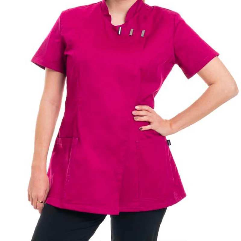 Blouse Esthéticienne Femme Modèle Eva Blanc - OURY - Image 6