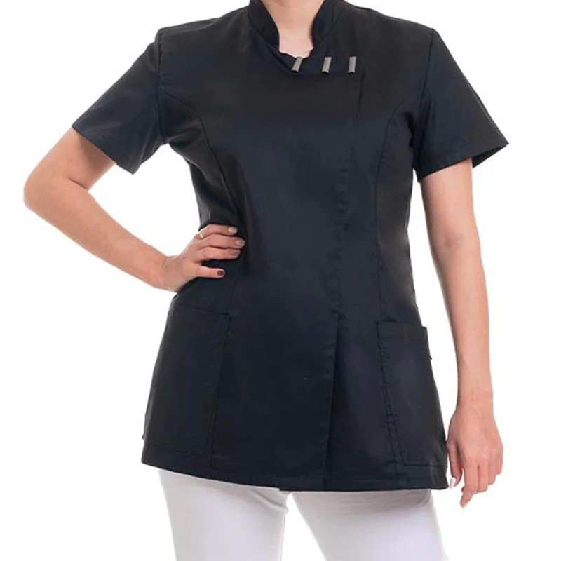 Blouse Esthéticienne Modèle EVA Noir - OURY
