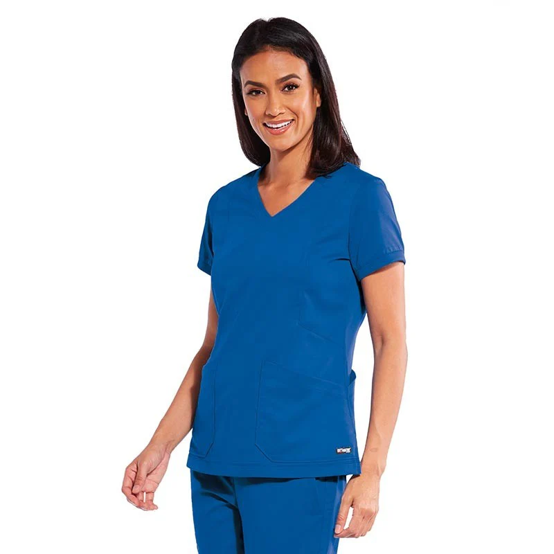 Tunique Médicale Femme Col V Indigo - GREY'S ANATOMY by BARCO - Image 4