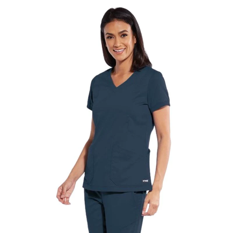 Tunique Médicale Femme Col V Indigo - GREY'S ANATOMY by BARCO - Image 5