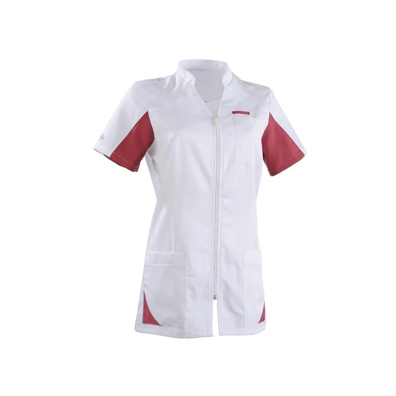 Blouse Médicale Blanc et Bleu Marine - LAFONT SANTÉ - Image 4