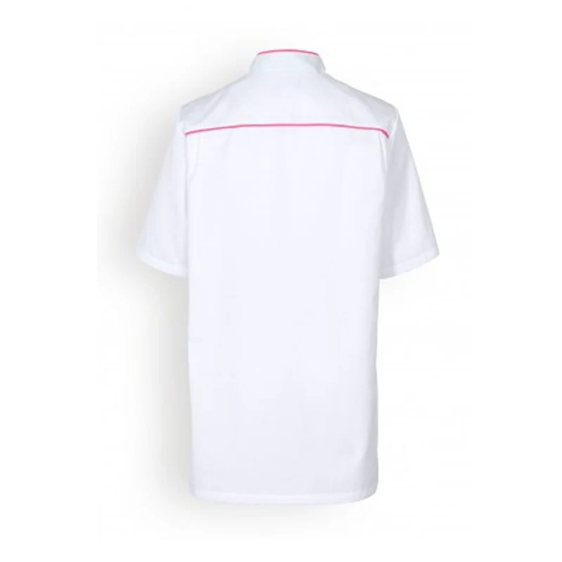 Blouse Médicale Unisexe Blanche à Liseré Coloré - CLINIC DRESS - Image 3