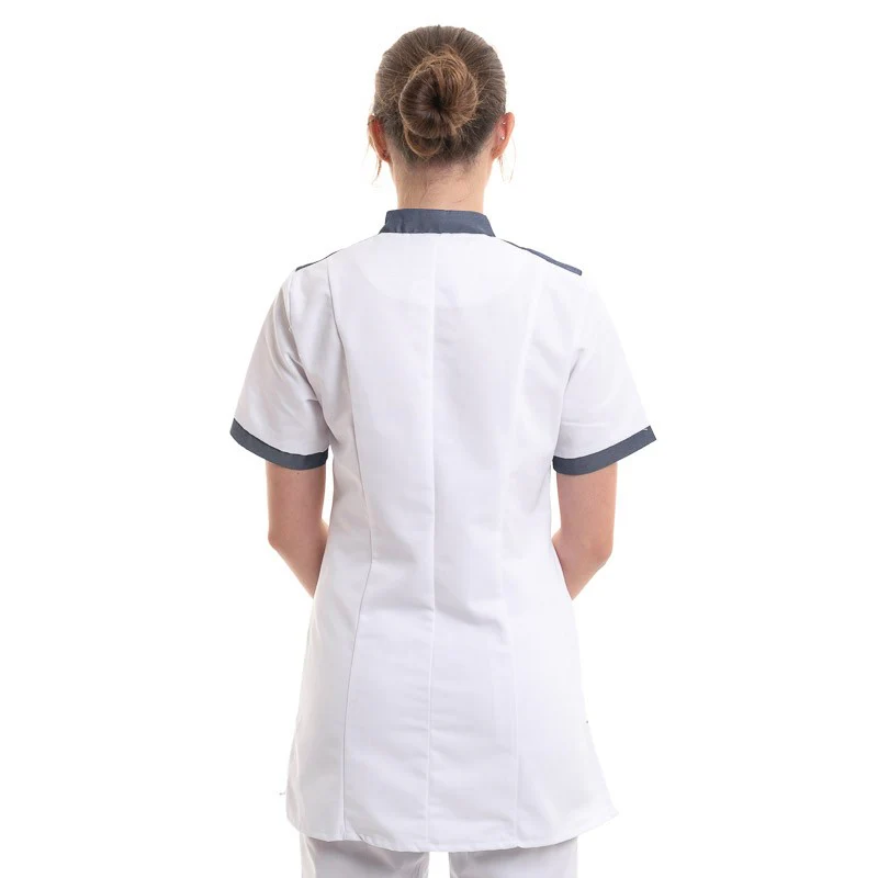 Blouse Médicale Blanche Maguy Lavable à 75° - ROBUR - Image 4