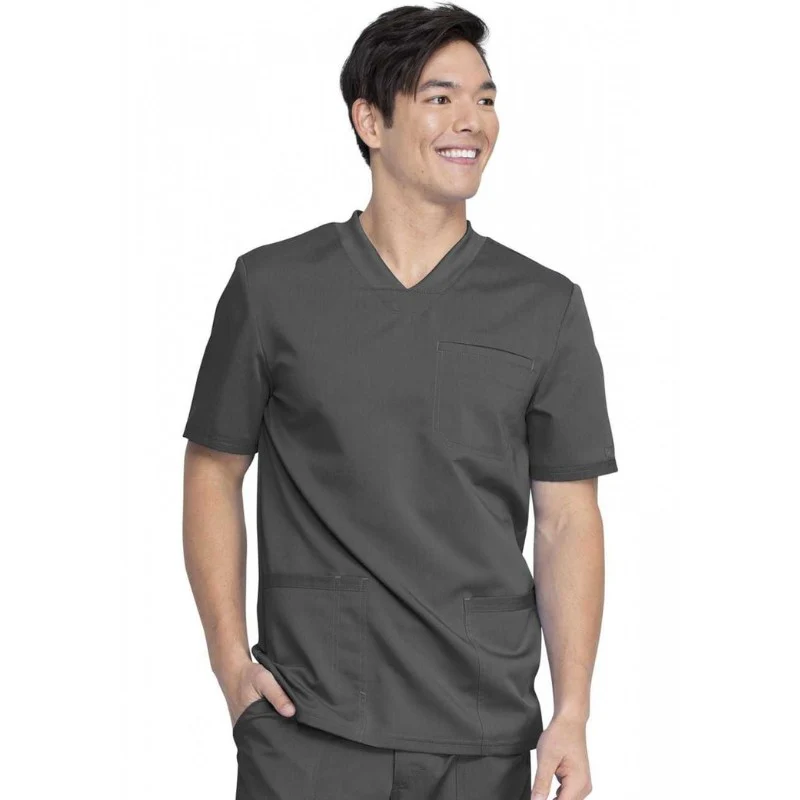 Tunique Médicale Homme Manches Courtes Gris Anthracite - DICKIES MEDICAL