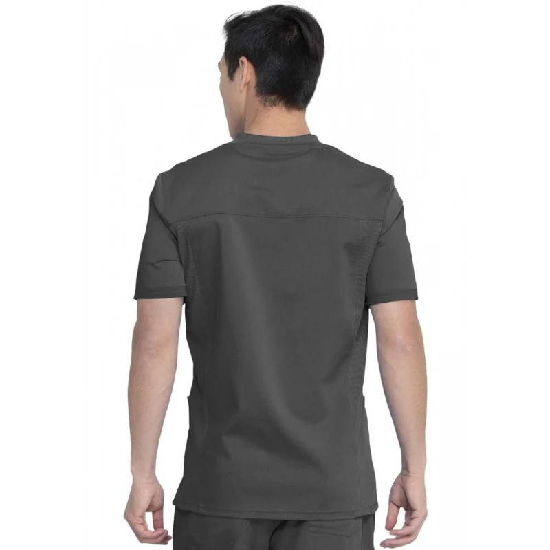 Tunique Médicale Homme Manches Courtes Gris Anthracite - DICKIES MEDICAL - Image 3