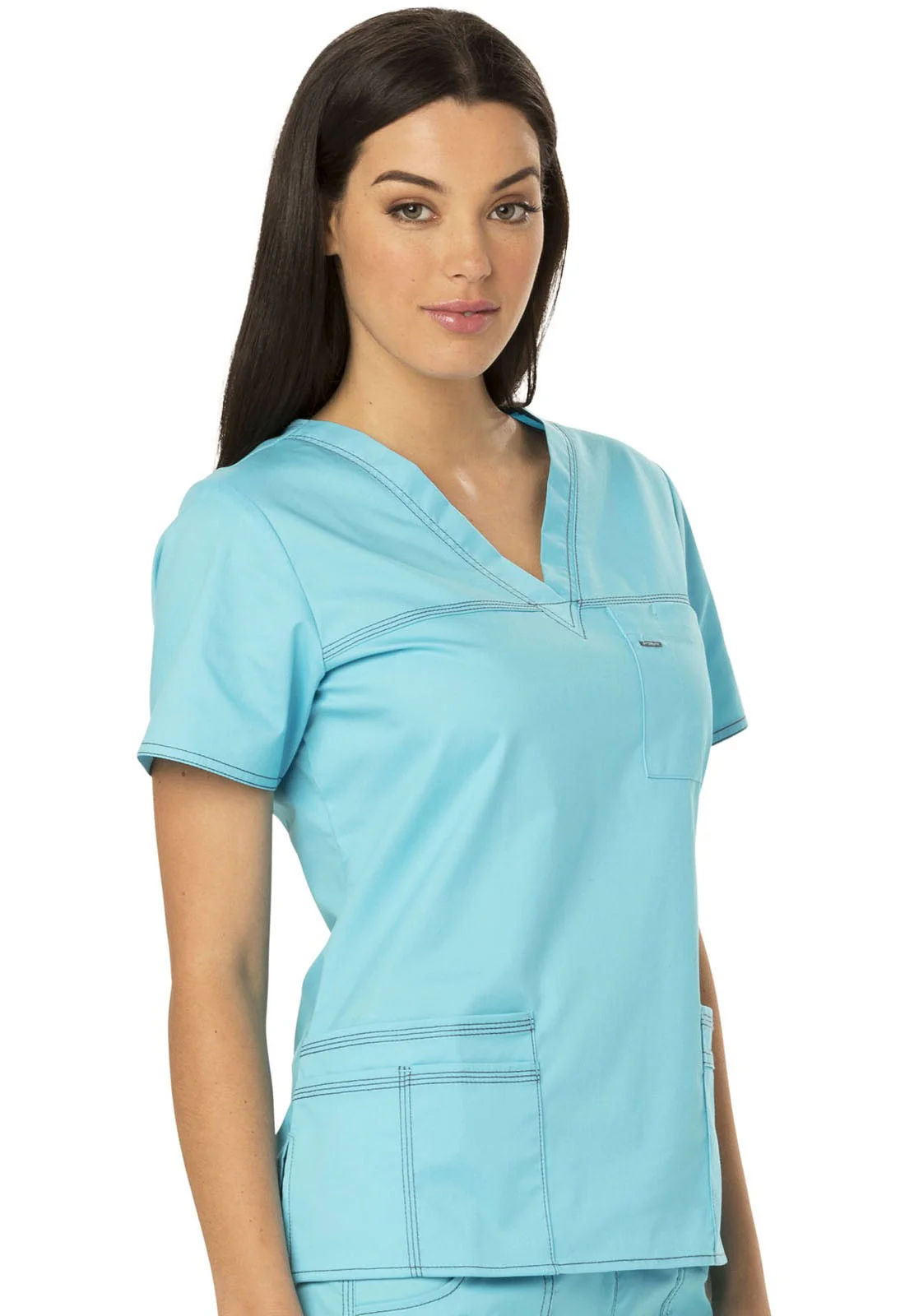 Blouse Médicale Femme Rouge Cintrée - DICKIES MEDICAL - Image 4