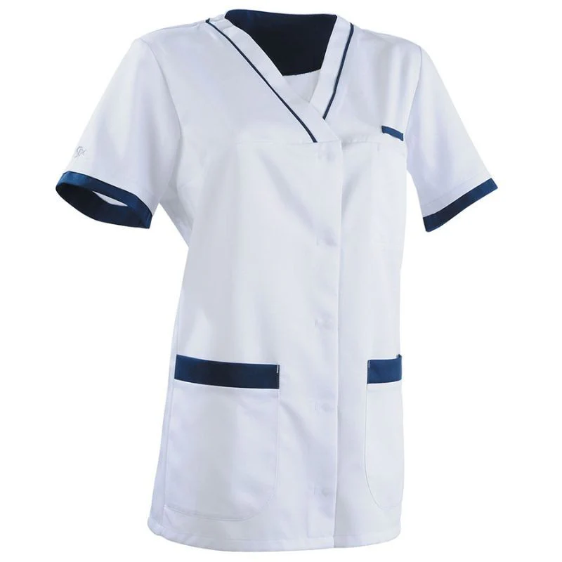 Blouse Médicale Femme Manches Courtes Alexandra Bicolore - LAFONT SANTE - Image 3