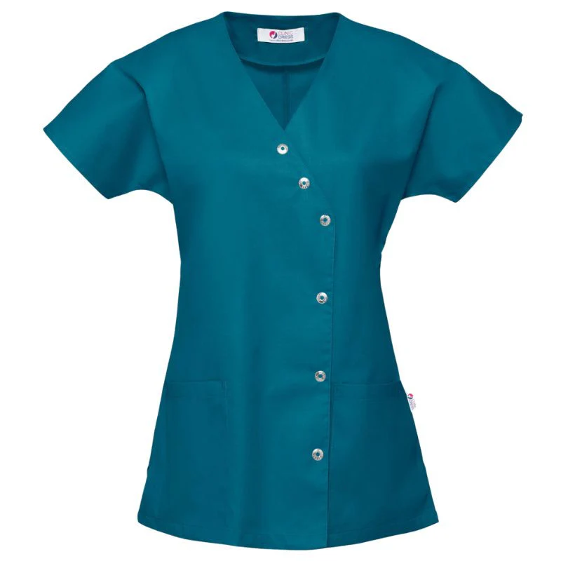 Blouse Médicale Femme Manches Courtes Beauté – CLINIC DRESS - Image 12