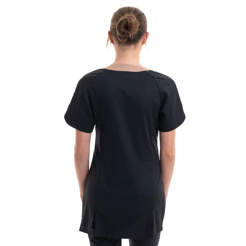 Blouse Médicale Femme Mélodie Noire - ROBUR - Image 2