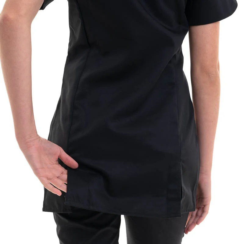 Blouse Médicale Femme Mélodie Noire - ROBUR - Image 6