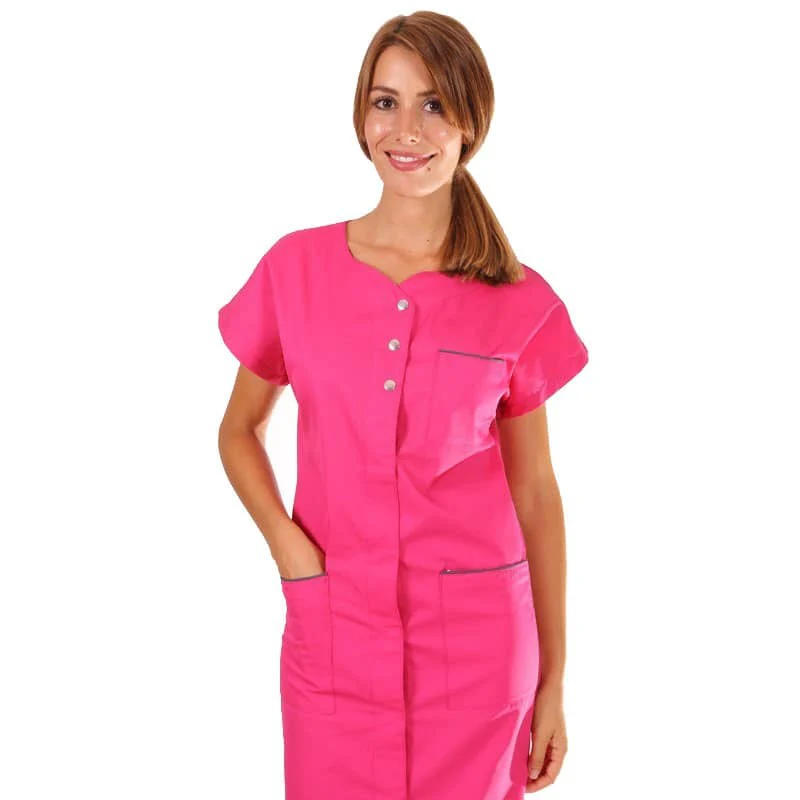 Blouse de Travail Femme Valia Rose Lavable à 60° - MANELLI