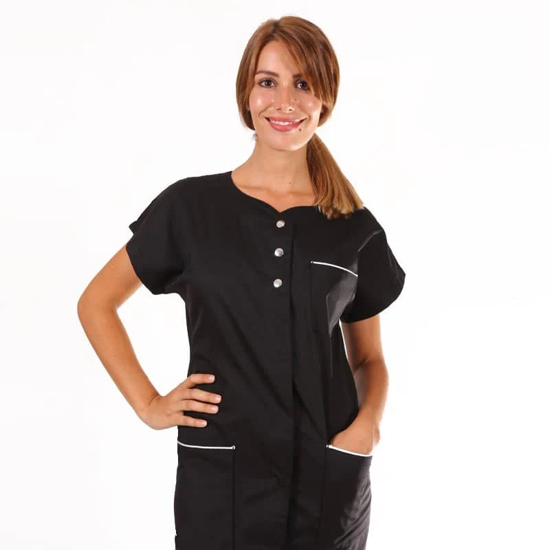 Blouse de Travail Femme Valia Rose Lavable à 60° - MANELLI - Image 6