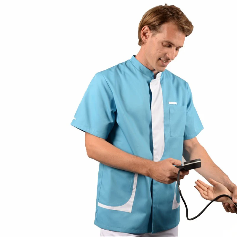 Blouse Médicale Homme Bleu Ciel - LAFONT SANTÉ - Image 4
