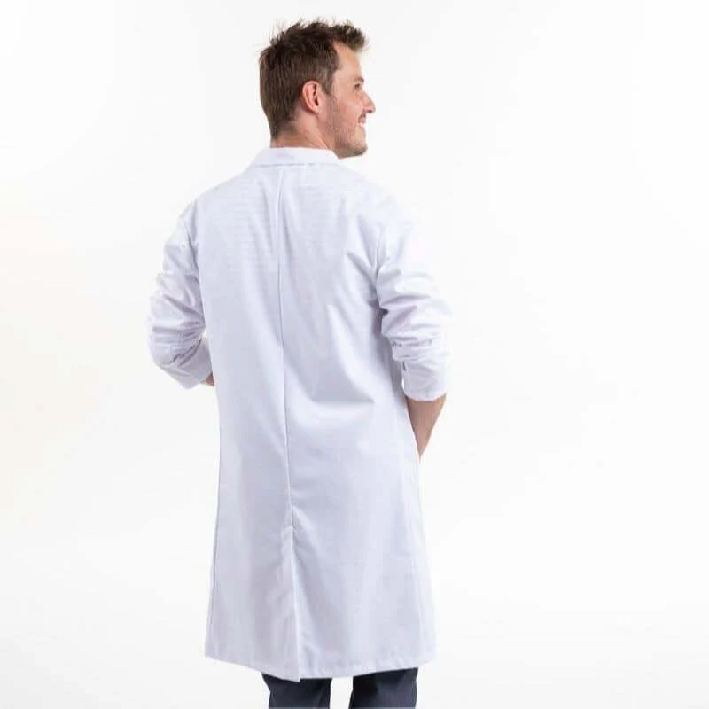 Blouse de Pharmacie Blanche Longue Lavable à 75° - MANELLI - Image 4
