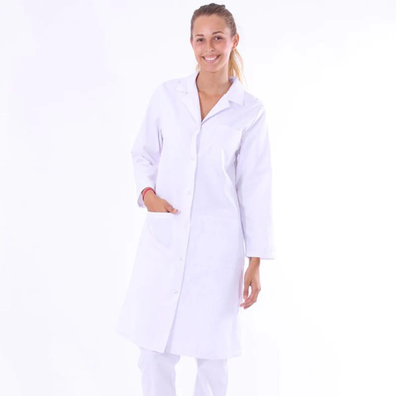 Blouse de Pharmacie Blanche Longue Lavable à 75° - MANELLI - Image 5