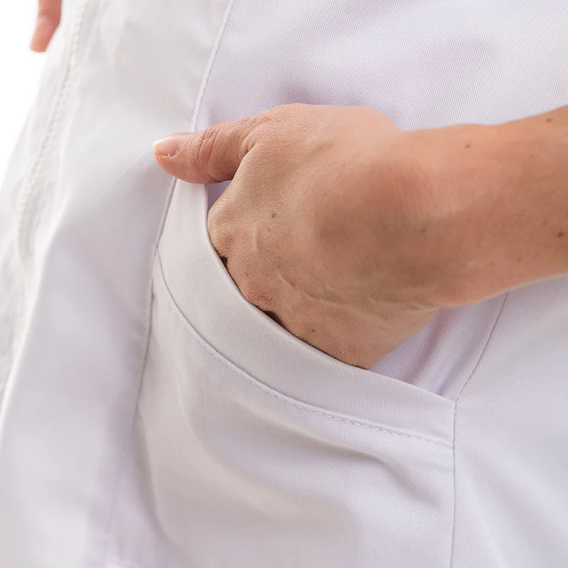 Blouse Médicale Mixte Stretch Blanc - BP® - Image 11