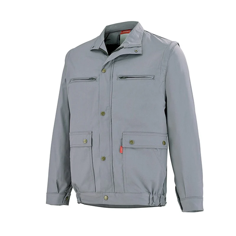 Blouson de Travail Homme Manches Amovibles Acier - ADOLPHE LAFONT