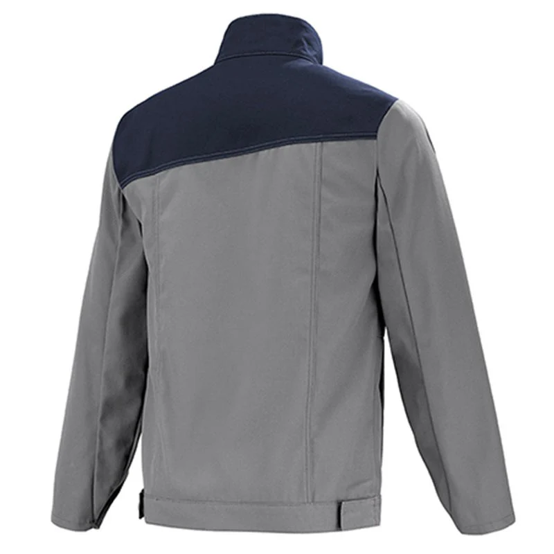 Blouson de Travail Homme Acier et Marine - ADOLPHE LAFONT - Image 2