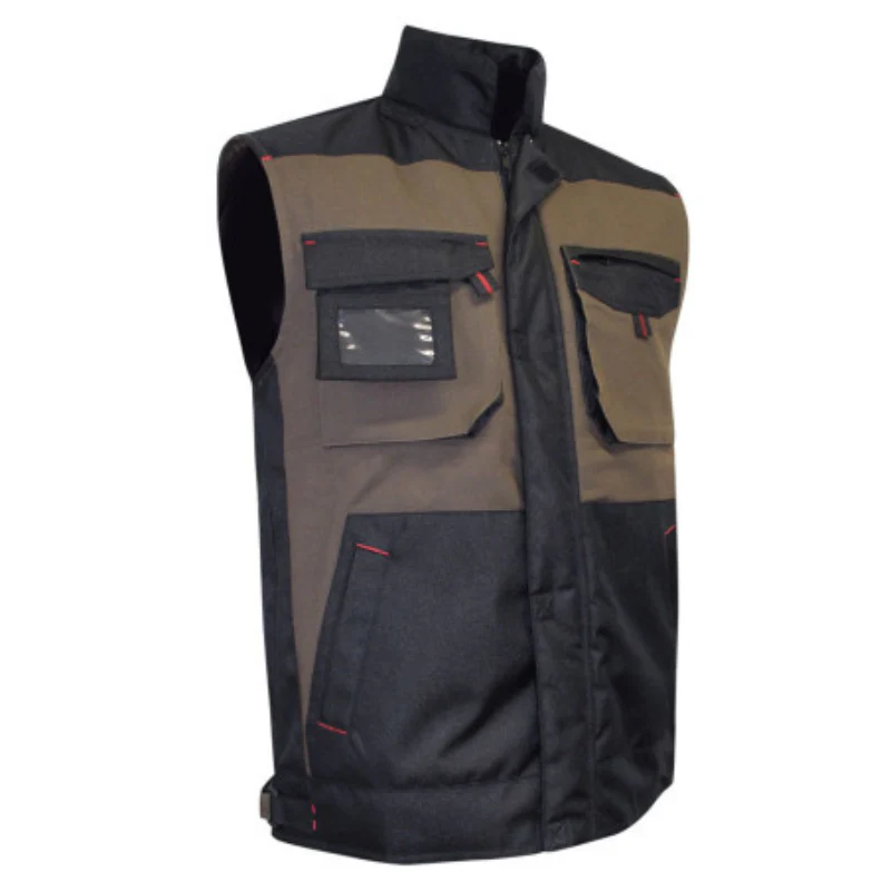 Bodywarmer Homme Sans Manches Imperméable Serpe Vert - LMA - Image 5