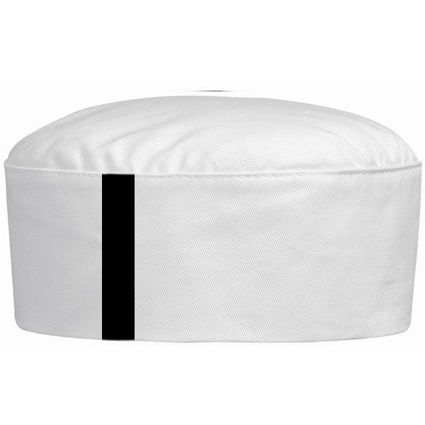 Calot Blanc Liseré Noir - MANELLI - Image 2