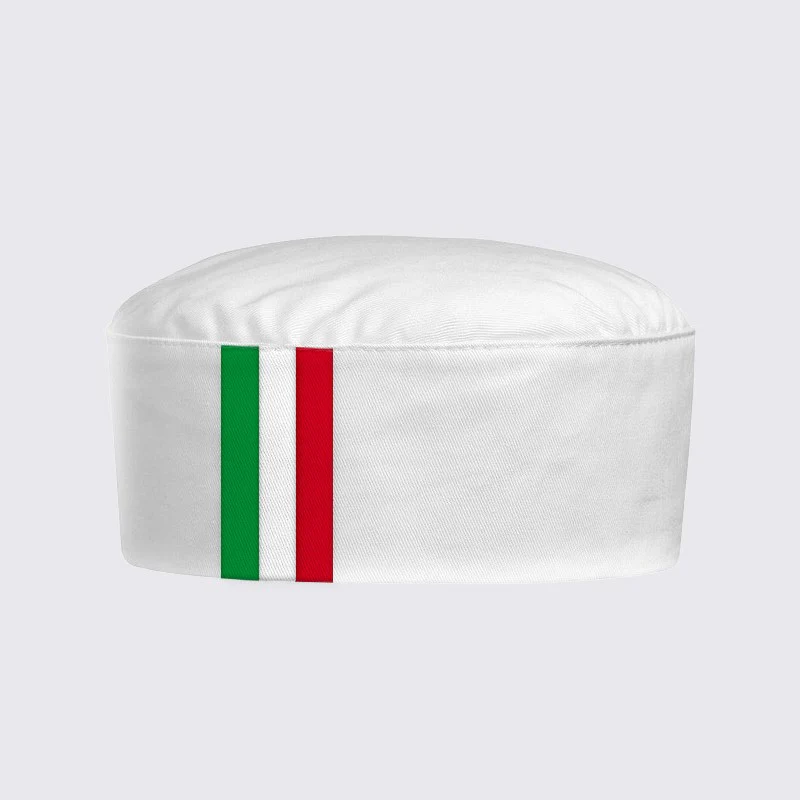 Calot de Cuisine Napoli Blanc - MANELLI - Image 4