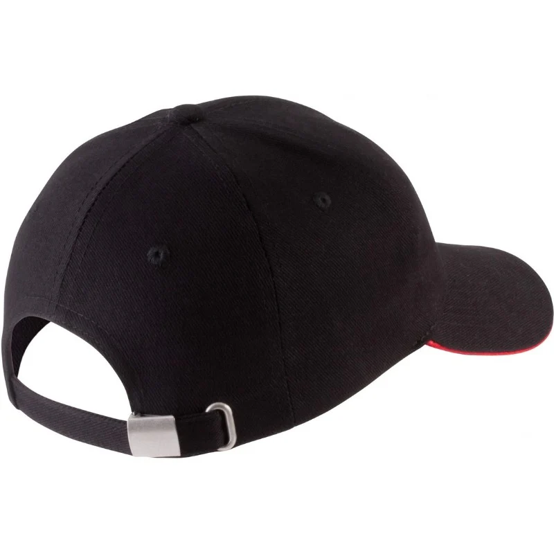 Casquette Homme Orlando Noir Liseré Orange - KARIBAN - Image 5