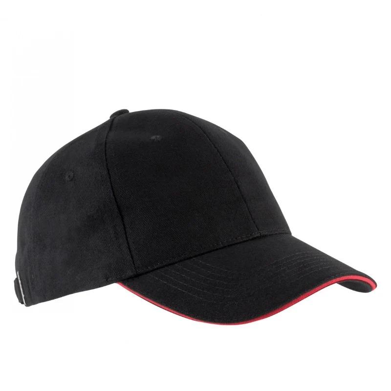 Casquette Homme Orlando Noir Liseré Vert - KARIBAN - Image 8