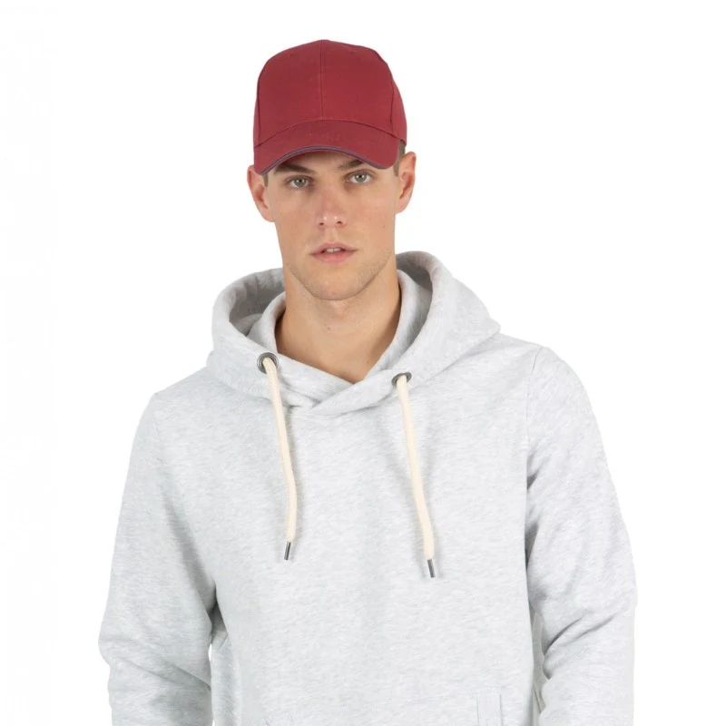 Casquette Homme Orlando Rouge Liseré Noir - KARIBAN - Image 3
