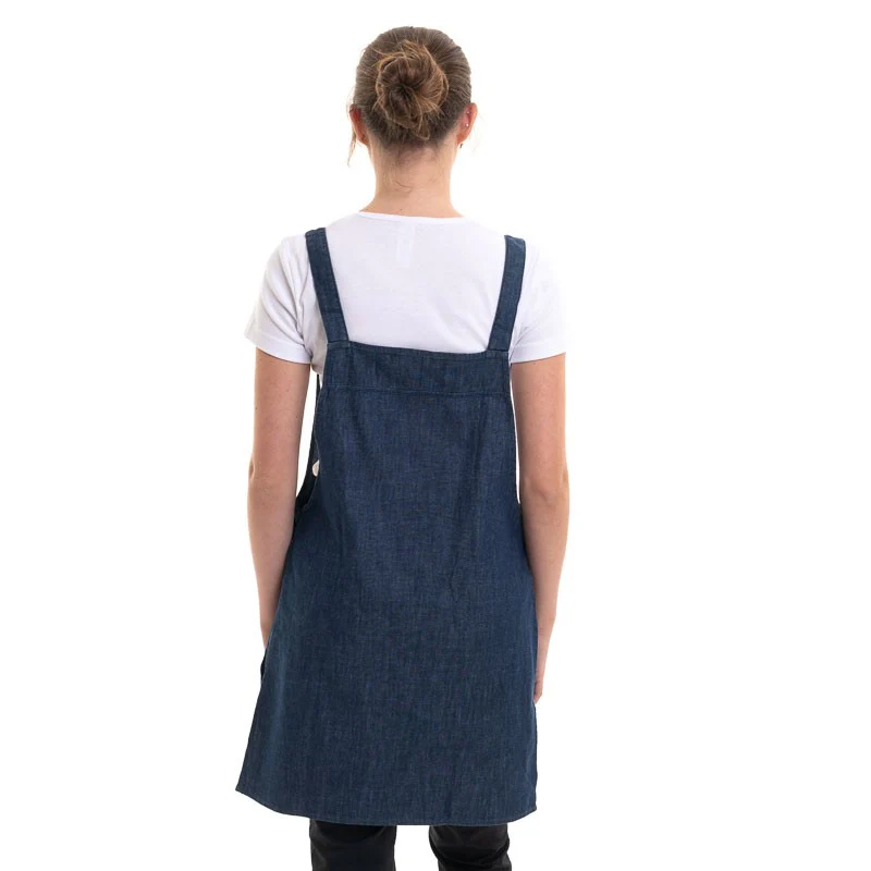 Chasuble de Cuisine Ezac Bleu Denim - ROBUR - Image 4